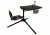 Muddy Xtreme Shooting Bench, includes Interchangeable Accessories - 1x Cup Holder, 1x EZ Access Gear Basket, &amp; 1x Gear Hook. Adjustable, Rubber Molded Grip Gunrest, Black MSB500