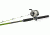 Mudville Catmaster Nightlife Casting Rod/Reel Combo,7ft,6in 126402