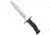 Muela Muela Tactical Fixed Blade Knife Black Rubber 7.5" Satin, Black, Stainless Steel, adult, BHQ-37002