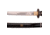 Musashi Budds Sword, 27in Carbon Steel Hand Forged Katana Blade, Black Wood Saya, SS028BK-2C