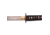 Musashi Carbon Steel Katana Blade With Bo-Hi, Saya Black Mat Finish, SS192BK