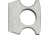 Museum Replicas Self Defense Money Clip, Silver, 2in. x 2in. MRP600919