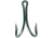 Mustad Double O'Shaughnessy Hook, Forged, 2X Strong, Ringed Eye, Dublin Point, Stainless Steel, Size 5/0, 10 per Pack, 7982HS-SS-5/0-10