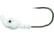 Mustad Elite Inshore Darter Jighead, 1/8 oz Pearl, 4/Pack, SSD786-1/8-PEA-4