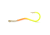 Mustad Slow Death Aberdeen Hook, Special Bent Shank, Chartruese Orange, Size 2, 8 per Pack, 33862NP-CO-2-8U