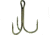 Mustad Ultrapoint KVD Elite Triple Grip Treble Hook, Needle Point, Round Bend, Ringed Eye, Black Nickel, Size 2, 6 per Pack, TR58NP-BN-2-6U