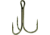 Mustad Ultrapoint KVD Elite Triple Grip Treble Hook, Needle Point, Round Bend, Ringed Eye, Black Nickel, Size 4, 6 per Pack, TR58NP-BN-4-6U