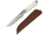 Mustang Montana Fixed Blade Knife, Ersatz Ivory Handle, Plain FP74400