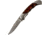 Mustang Nobility III Folding Knife, Pakkawood Handle, w/Sheath FP20743