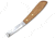 Mustang Parisso I Fixed Blade Knife, Wood Handle, Plain FP74403