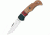 Mustang Raiz Folding Knife, Pakka &amp; Blackwood Handle, Plain FP20783
