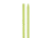 Muzzy Chartreuse Fiberglass Shaft 32in, Bare w/Cross Hole Drilled and Nock End Tapered, 1200-CHART