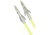 Muzzy Replacement Tip Iron 2 &amp; 3 Barb 2pk