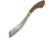 My Parang Duku Chandong 10in Fixed Blade Knife, 10in, 5160 Carbon Steel, Wood Handle MYPCDG10