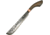 My Parang Parang Machete Fixed Blade Knife, 12in, 5160 Carbon Steel, Beech Wood Handle MYPMCHT12