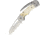 Myerchin Generation 2 Crew Bone Folding Knife,2.5in,Sheepsfoot,Satin,White,Bone Handle MYAF377P