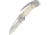 Myerchin Generation 2 Crew Bone Folding Knife,2.5in,Standard Edge,Sheepsfoot,Satin,White,Bone Handle MYAF377