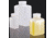 Nalge Nunc Rectangular Bottles, High-Density Polyethylene, Wide Mouth, NALGENE 2009-0004 Amber