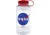 Nalgene Wide Mouth 1 Quart Water Bottle, 32 oz, NASA Globe W/ Red Cap, 682020-0051