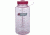Nalgene 32oz Wide Mouth Bottle, Clear Pink w/Pink Lid, 341824