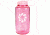 Nalgene 32oz Wide Mouth Bottle, Pink/Pink Lid, 341825