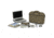 Naneu Military Tech MT13 Slim Messenger Laptop Case, Olive M13002