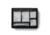 Nanuk Case 945 w/lid org./divider, Black, Large, 945S-060BK-0A0