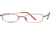 National NA0017 Eyeglass Frames - Shiny Dark Brown Frame Color