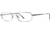 National NA0028 Eyeglass Frames - Shiny Gun Metal Frame Color