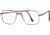 National NA0057 Eyeglass Frames - Matte Dark Brown Frame Color
