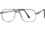 National NA0057 Eyeglass Frames - Matte Gun Metal Frame Color