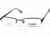 National NA0166 Eyeglass Frames - Shiny Dark Brown Frame Color
