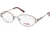 National NA0239 Eyeglass Frames - Shiny Gun Metal Frame Color