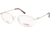 National NA0304 Eyeglass Frames - Gold Frame Color