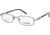 National NA0314 Eyeglass Frames - Shiny Gun Metal Frame Color
