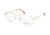 National NA0320 Eyeglass Frames - Gold Frame Color