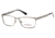 National NA0344 Eyeglass Frames - Matte Light Nickel Tin Frame Color