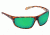 Native Eyewear Bigfork Sunglasses, Desert Tort Frame, Green Reflex Lens, Polarized, 161 312 529