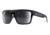 Native Eyewear El Jefe, Matte Black / Gloss Black Frame, Gray Lens, 191 930 523