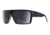 Native Eyewear Eldo Bifocal Prescription Sunglasses, Matte Black / Lime / Dark Gray Frame, Polarized, 177 369 523BI