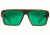 Native Eyewear Eldo Sunglasses,Wood/Black/Black Frame,Green Reflex Brown Lens,Polarized,177 903 529