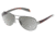 Native Eyewear Haskill Sunglasses, Chrome/Maple Tort/Light Grey Frame, Silver Reflex Lens, Polarized, 164 378 528