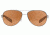 Native Eyewear Haskill Sunglasses, Chrome/Maple Tort/Light Grey Frame, Brown Lens, Polarized, 164 378 524