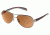 Native Eyewear Haskill Sunglasses, Chrome/Maple Tort/Light Grey Frame, Brown Lens, Polarized, 164 378 524