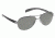 Native Eyewear Haskill Sunglasses, Chrome/Iron/Gray Frame, Gray Lens, Polarized, 164 377 523