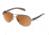 Native Eyewear Haskill Sunglasses,Chrome/Maple Tort/Light Grey Frame,Brown Lens,Polarized,164 378 524