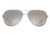 Native Eyewear Patroller Sunglasses,Chrome/Iron Frame,Silver Reflex Lens,Polarized,175 377 528