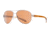 Native Eyewear Patroller Sunglasses,Chrome/Crystal Brown Frame,Brown Lens,Polarized,175 397 524