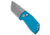 NOC Knives C.O.M.R.A.D.E. Automatic Folding Knife, 1.95in, CTS XHP, Harpoon Blade, Aluminum, Blue Handle, Blue/Gray, 4.875 inch, BHQ-191712