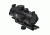 NcSTAR AR Combo/Carry Handle Adapter/Red Reflex Sight w/ Integrated Weaver Mount, Black, KARHDBB130-A